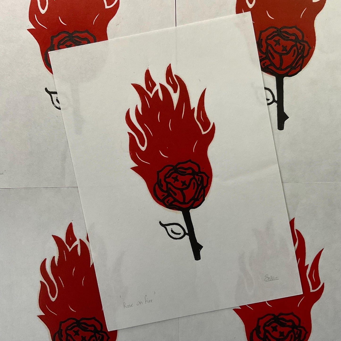 Rose on Fire (SECONDS)