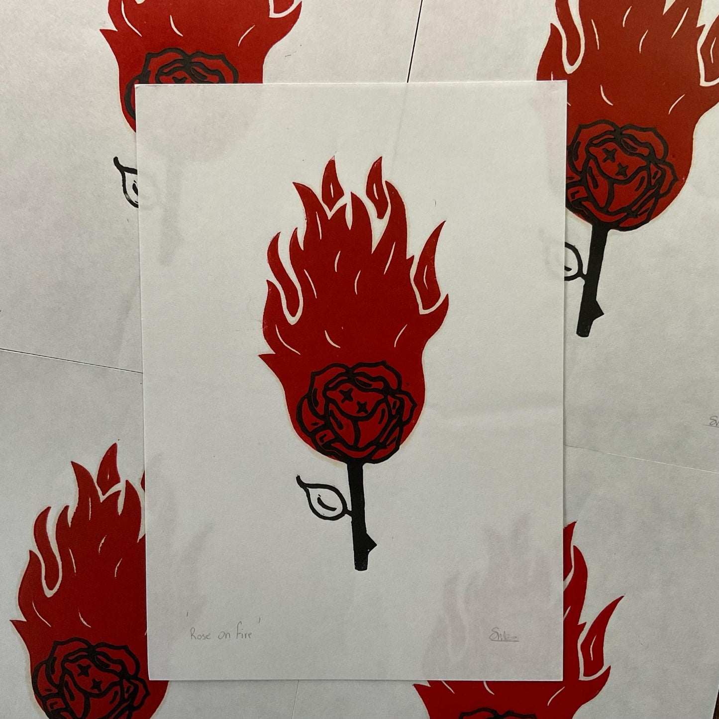 Rose on Fire (SECONDS)